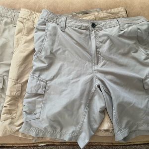 Three pair of like new Magellan shorts, 32 inch waist.  Maybe worn twice each.